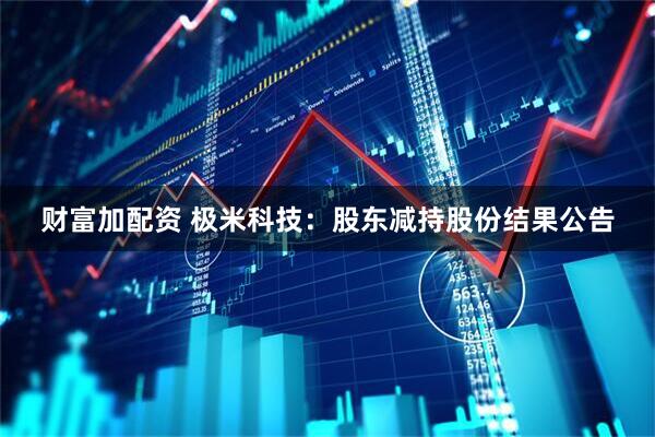 财富加配资 极米科技：股东减持股份结果公告